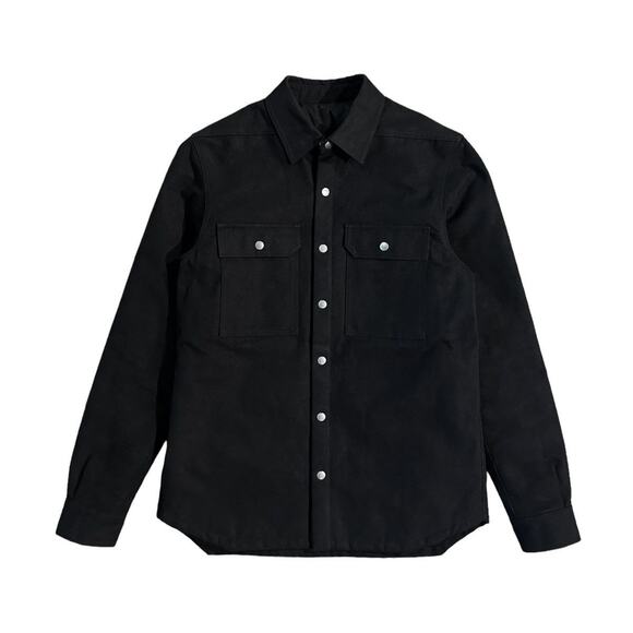 Rick Owens FW23 Luxor snap button back strap shirt - Picture 1 of 8